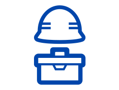 道具、靴、作業着支給